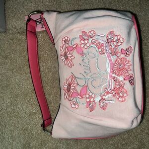 Juicy Couture Pink Floral Shoulder Bag